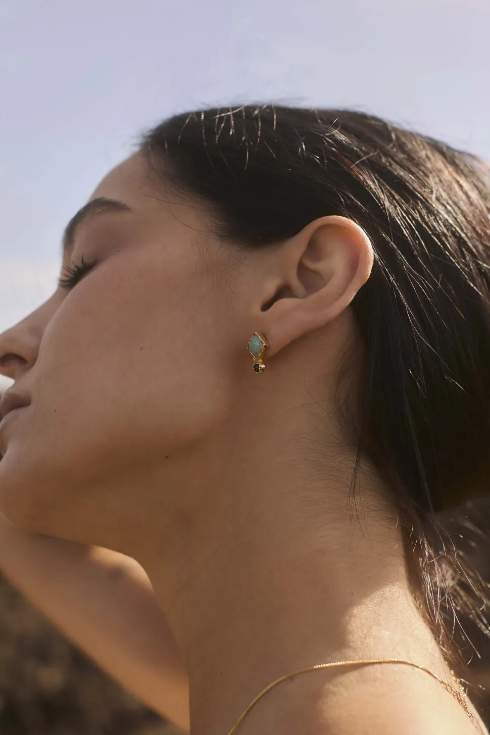 PENDIENTES RASATAL BAÑADOS EN ORO