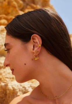 PENDIENTES REVA (14MM) BAÑADOS EN ORO