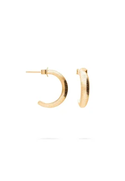 PENDIENTES SHEYDA (18MM) BAÑADOS EN ORO