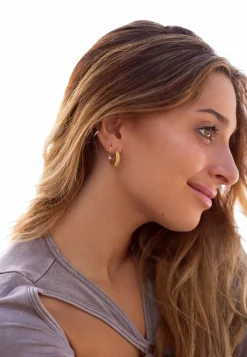 PENDIENTES SHEYDA (18MM) BAÑADOS EN ORO