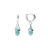 PENDIENTES SURYA AMAZONITA (12MM)