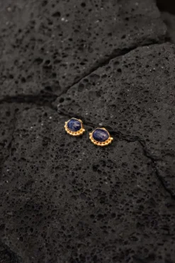 PENDIENTES TEKA BAÑADOS EN ORO