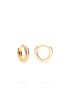 PENDIENTES TIRU (10MM) BAÑADOS EN ORO