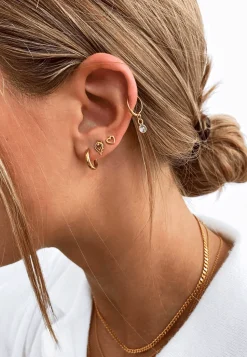 PENDIENTES YOOM BAÑADOS EN ORO