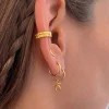 PENDIENTES ZODIACO (12MM) BAÑADOS EN ORO