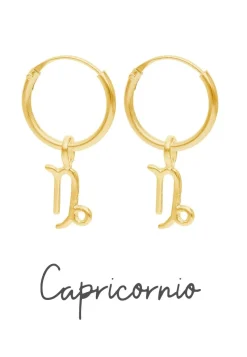 PENDIENTES ZODIACO (12MM) BAÑADOS EN ORO