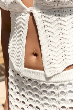 PIERCING GENDA BAÑADO EN ORO