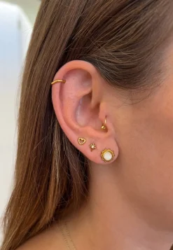 PIERCING HARENDRA BAÑADO EN ORO