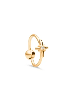 PIERCING KEMATE (8MM) BAÑADO EN ORO