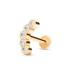PIERCING MASAKALI BAÑADO EN ORO