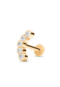 PIERCING MASAKALI BAÑADO EN ORO
