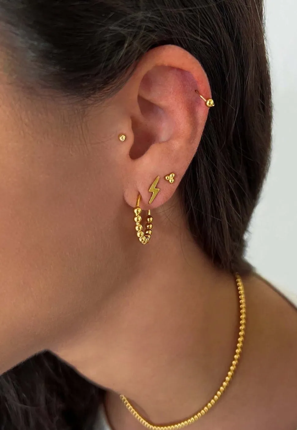 PIERCING SANDIP BAÑADO EN ORO