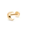 PIERCING VARDAMAN BAÑADO EN ORO