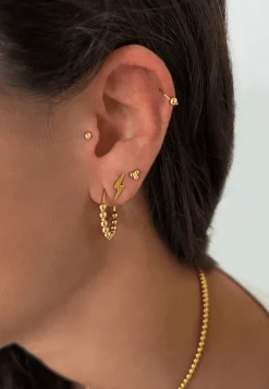 PIERCINGS AFTAN (8MM) BAÑADOS EN ORO