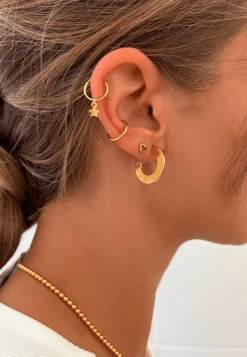 PIERCINGS SITARA (10MM) BAÑADOS EN ORO