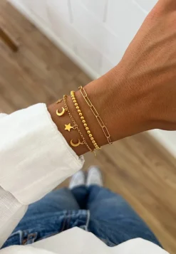 PULSERA AESHAN BAÑADA EN ORO
