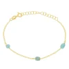 PULSERA AMISHI BAÑADA EN ORO