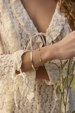 PULSERA AMISHI BAÑADA EN ORO