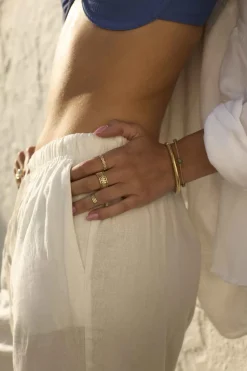 PULSERA AMISHI BAÑADA EN ORO