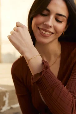 PULSERA PRASANNA BAÑADA EN ORO