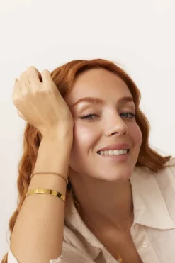 PULSERA SAANP BAÑADA EN ORO