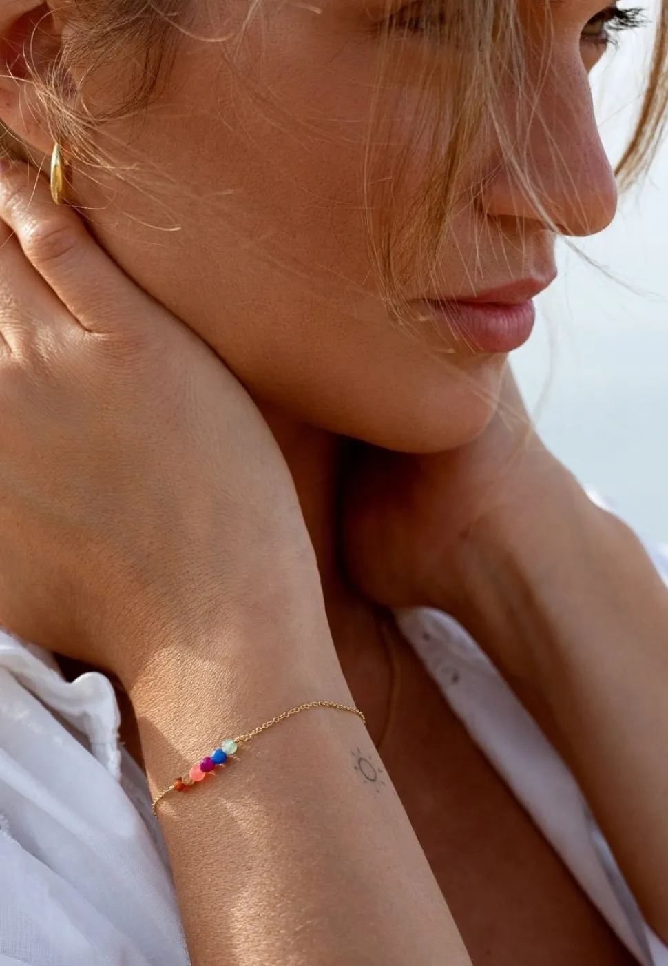 PULSERA SHAMITA BAÑADA EN ORO