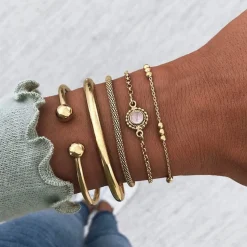 PULSERA TIKA BAÑADA EN ORO