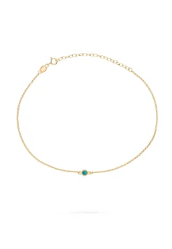 TOBILLERA AKASH BAÑADA EN ORO